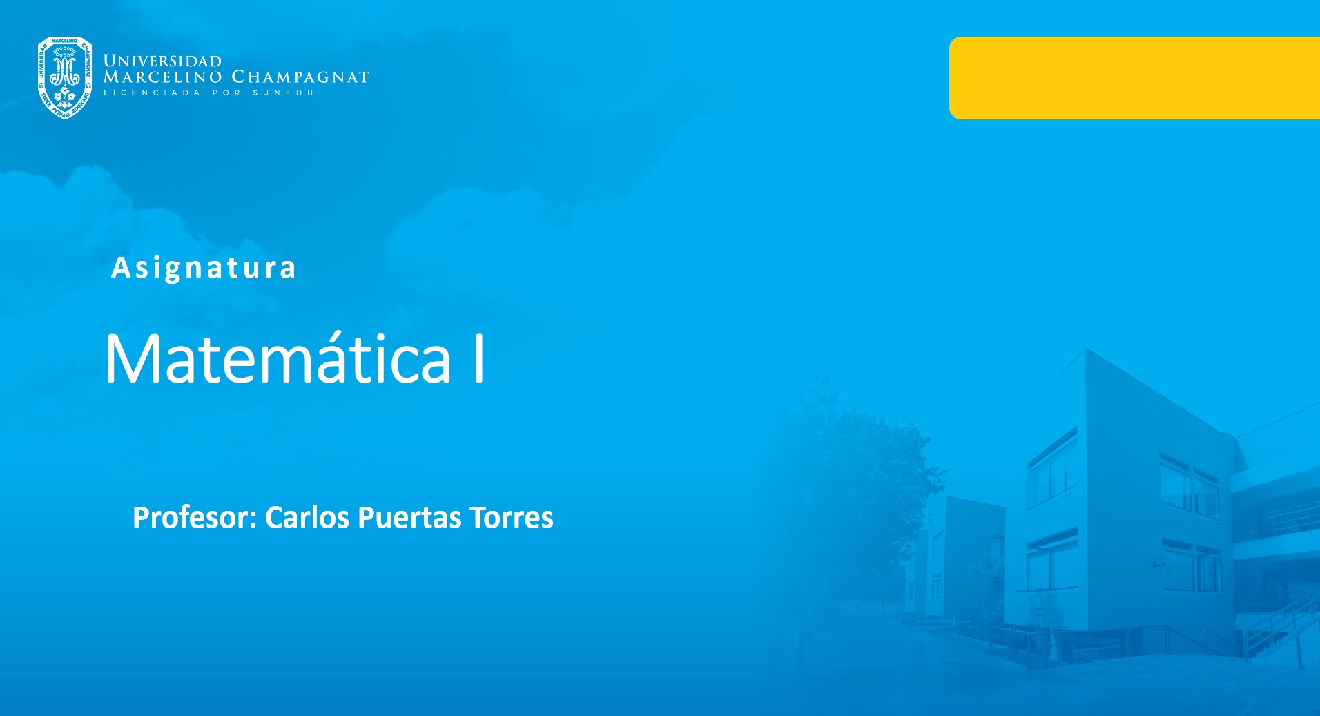 BL25 - MATEMATICA I