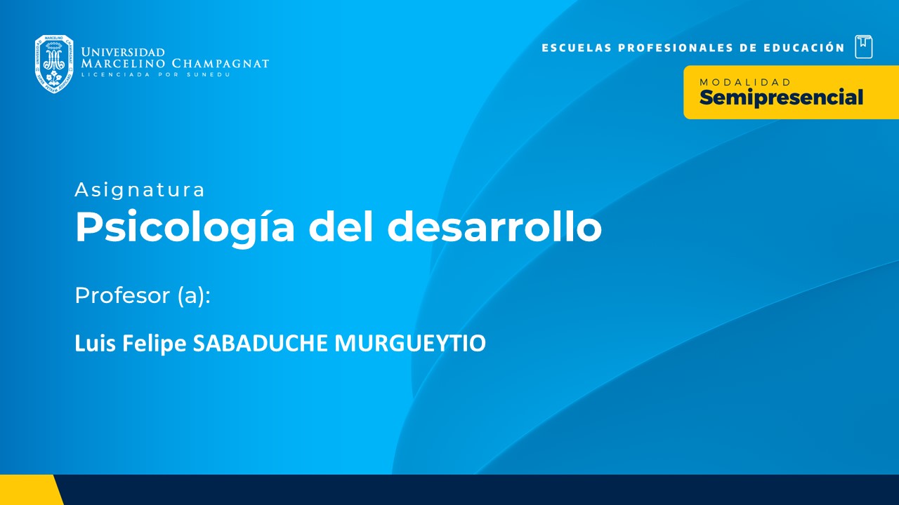 BL25 - PSICOLOGIA DEL DESARROLLO