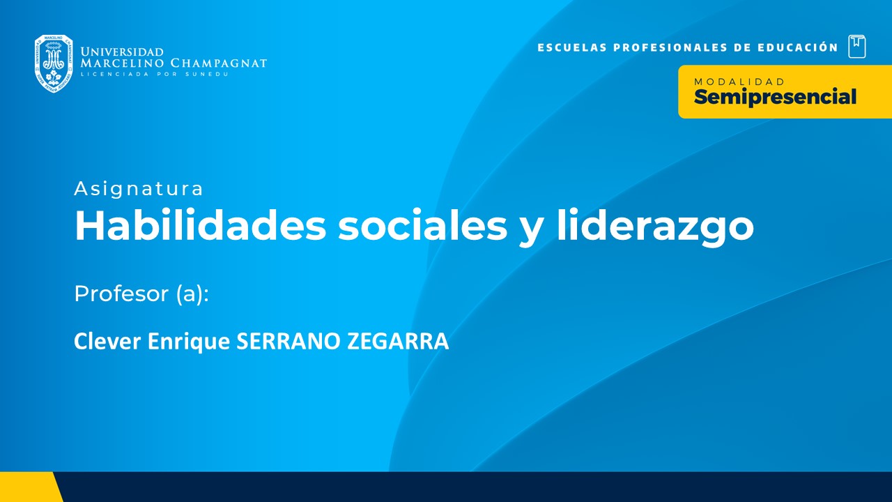 HABILIDADES SOCIALES Y LIDERAZGO
