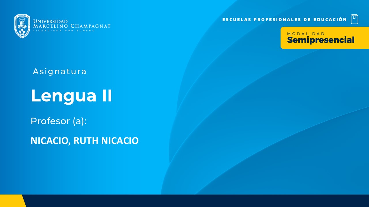 BL25 - LENGUA II (NICACIO)