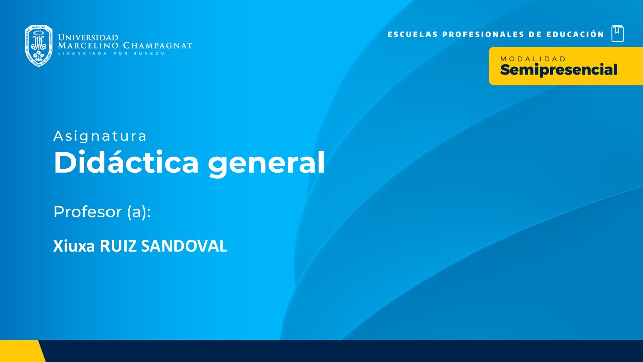 BL25 - DIDACTICA GENERAL (XIUXA)