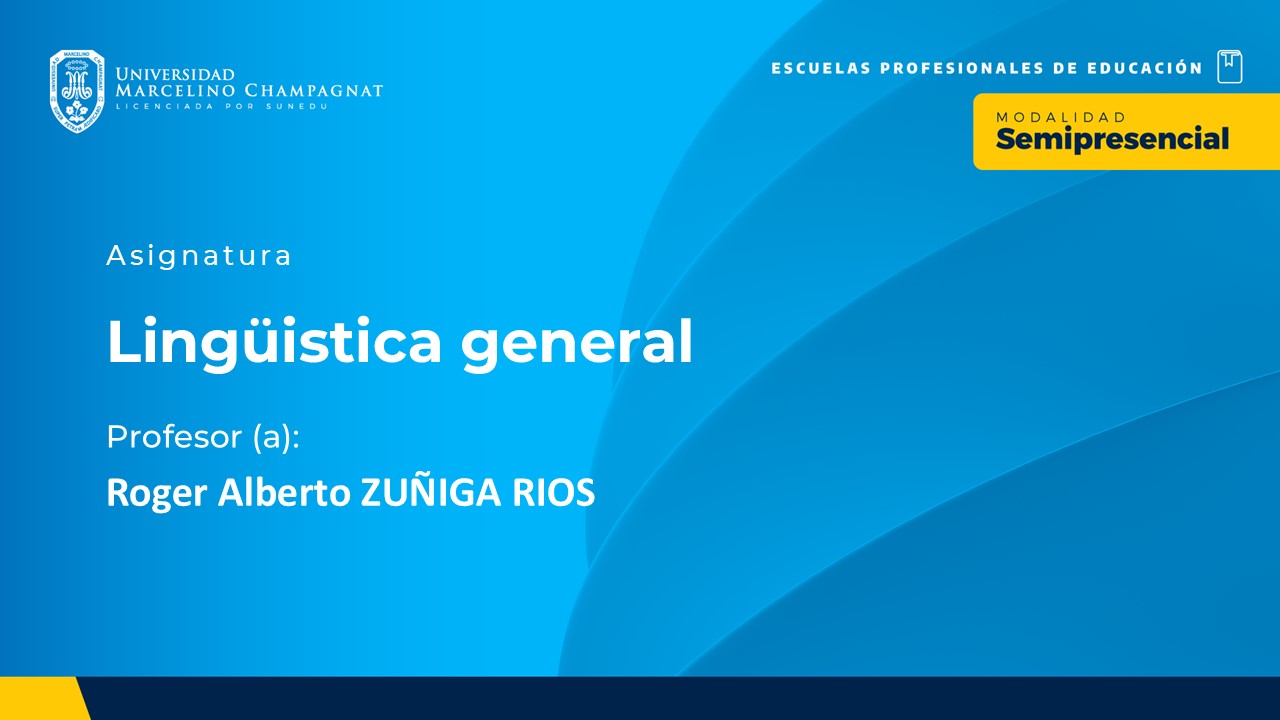 BL25 - LINGÜISTICA GENERAL