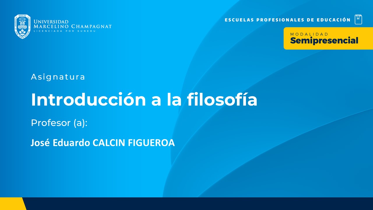 INTRODUCCION A LA FILOSOFIA