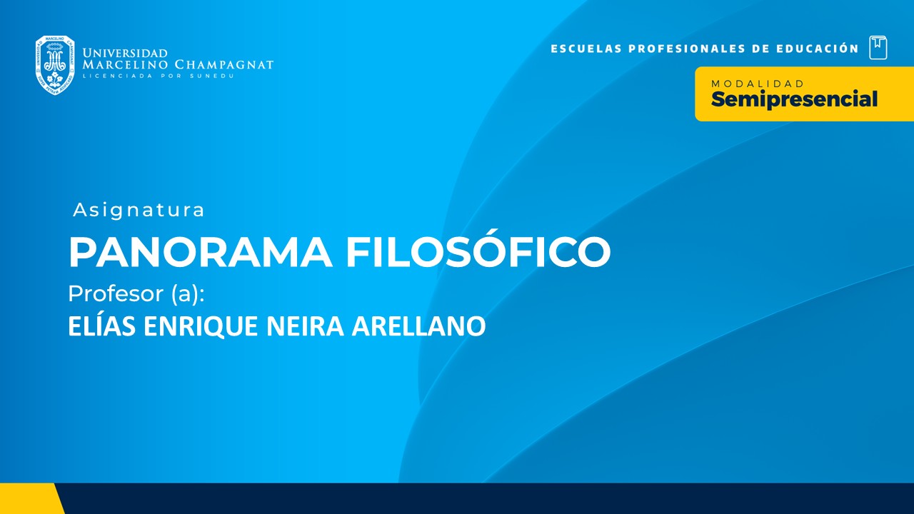 BL25 - PANORAMA FILOSÓFICO