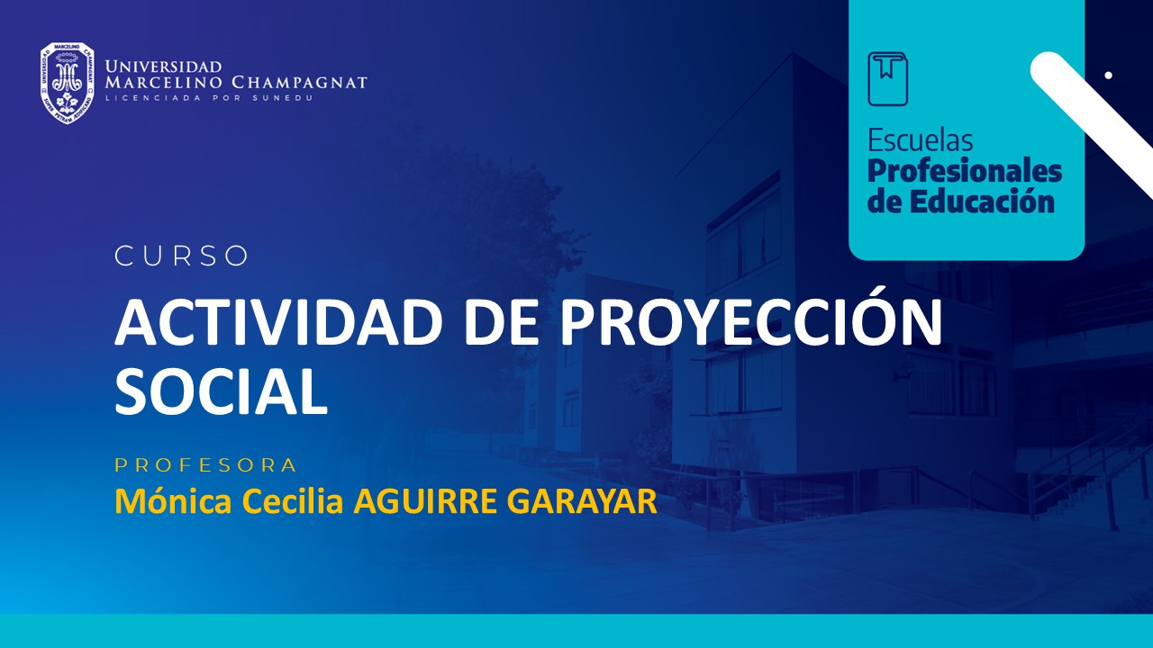 ACTIVIDAD DE PROYECCION SOCIAL