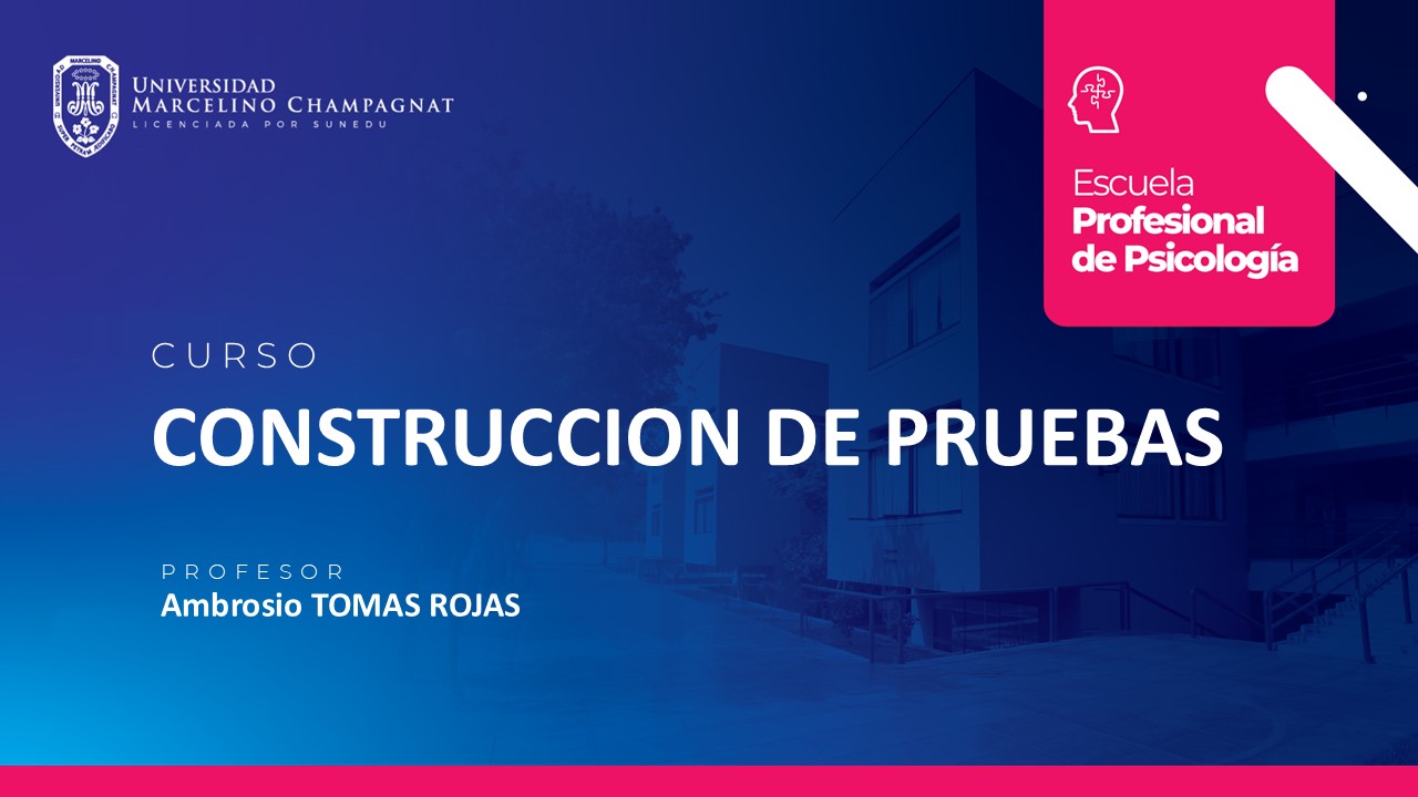 CONSTRUCCION DE PRUEBAS