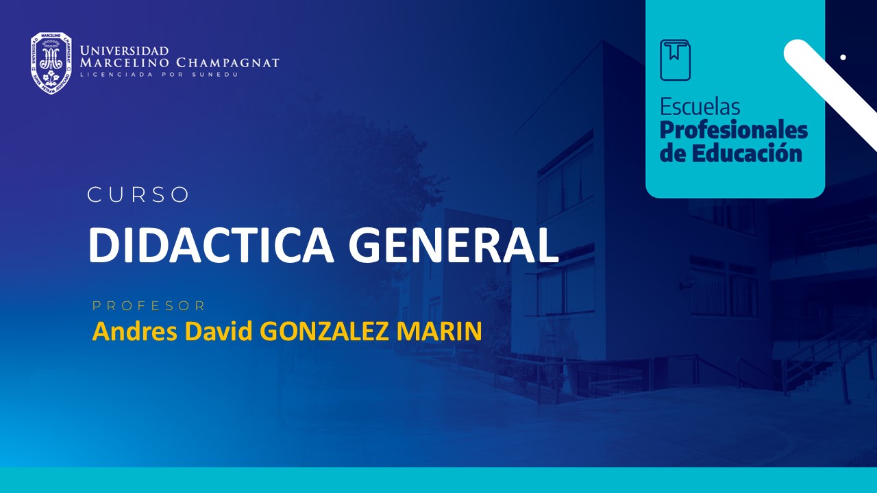 DIDACTICA GENERAL