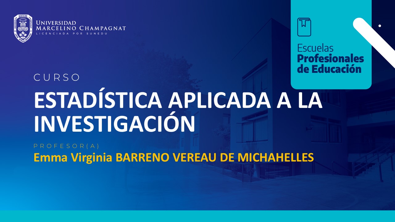 ESTADISTICA APLICADA A LA INVESTIGACION