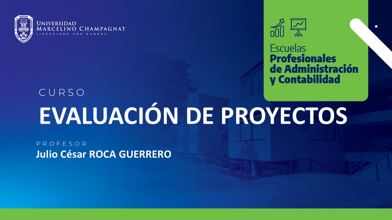 EVALUACION DE PROYECTOS