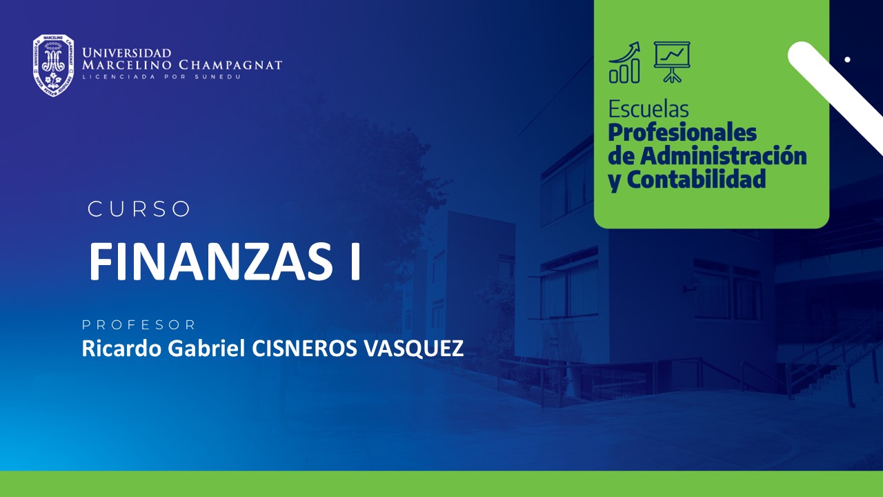 FINANZAS I