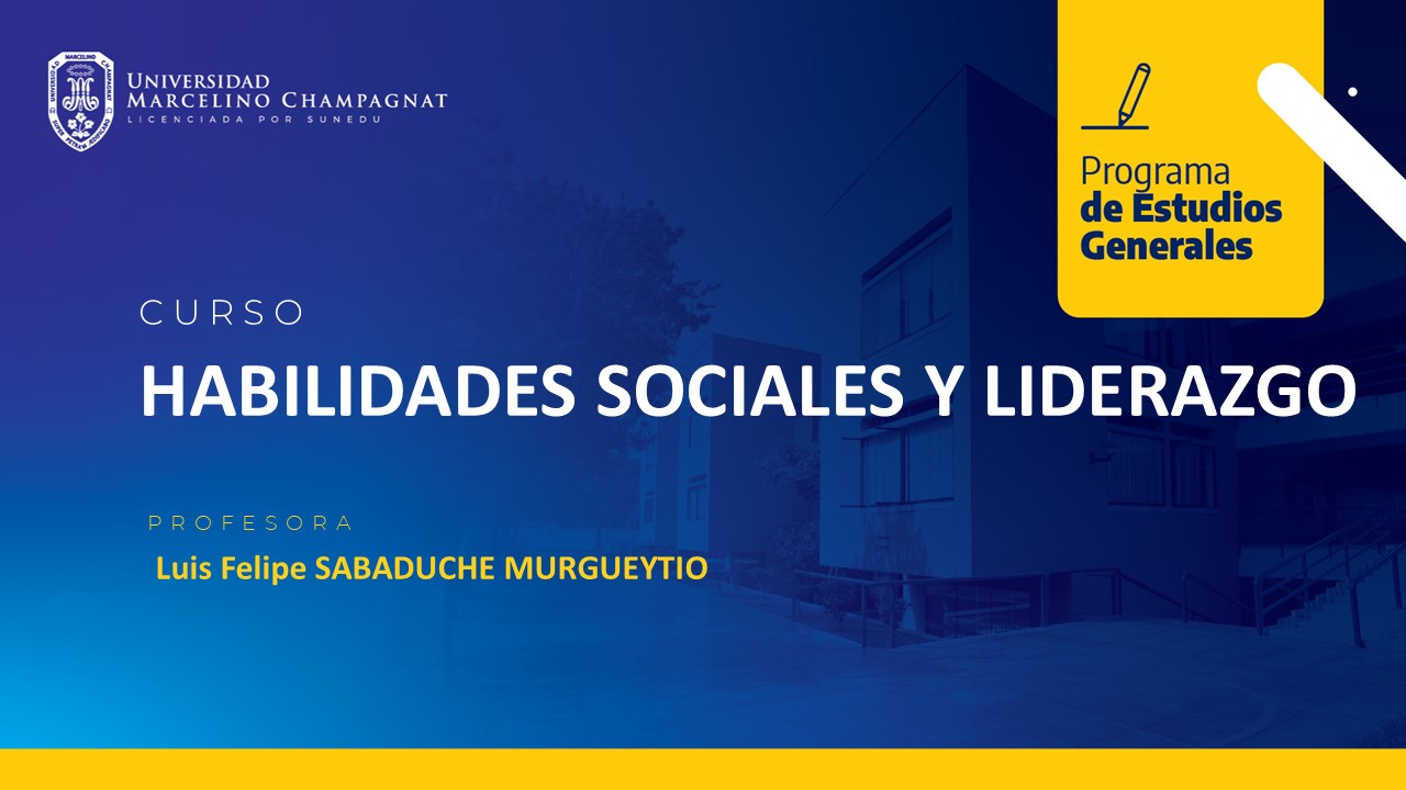 HABILIDADES SOCIALES Y LIDERAZGO 