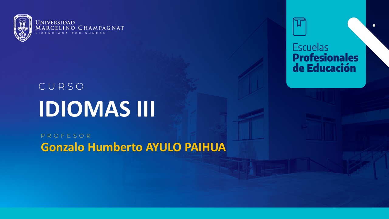 IDIOMAS III