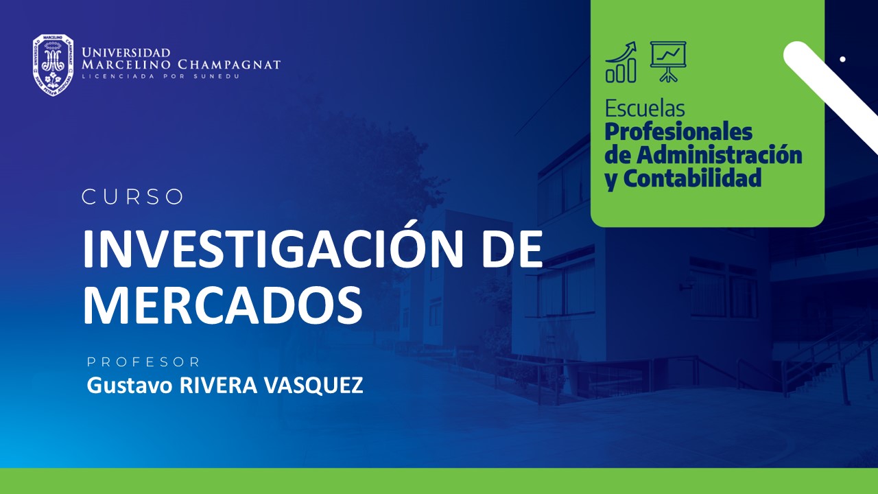 INVESTIGACION DE MERCADOS