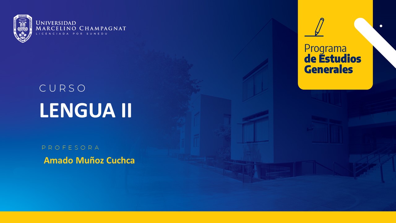 LENGUA II_2025 I