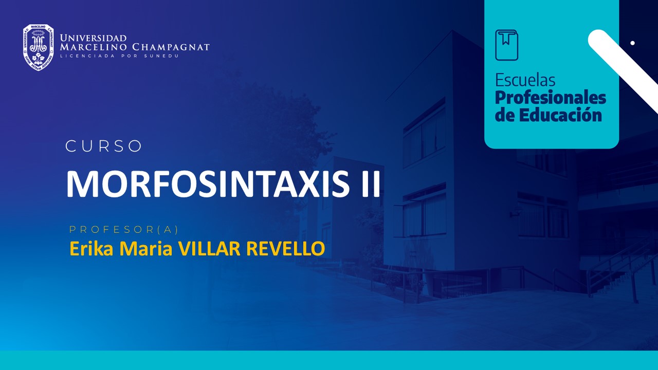 MORFOSINTAXIS II