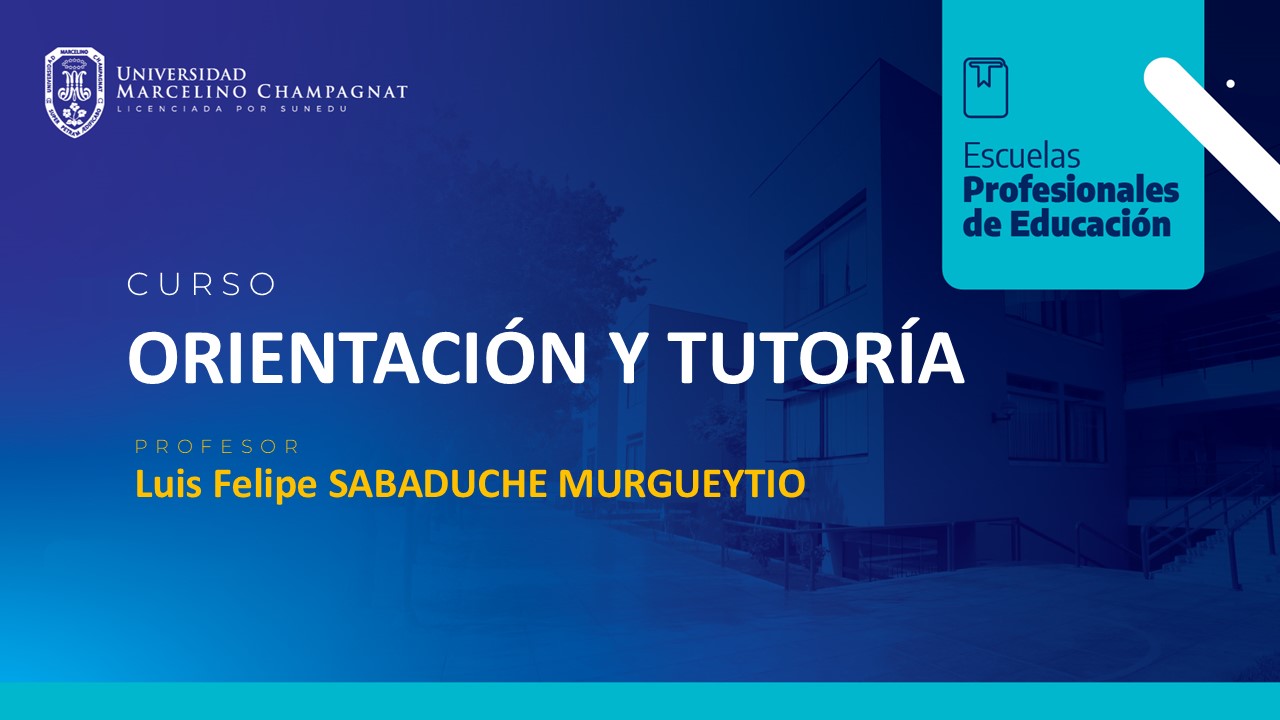 ORIENTACION Y TUTORIA