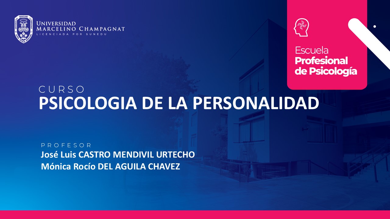 PSICOLOGIA DE LA PERSONALIDAD 
