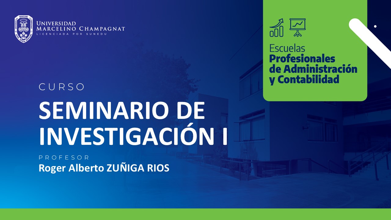 SEMINARIO DE INVESTIGACION I