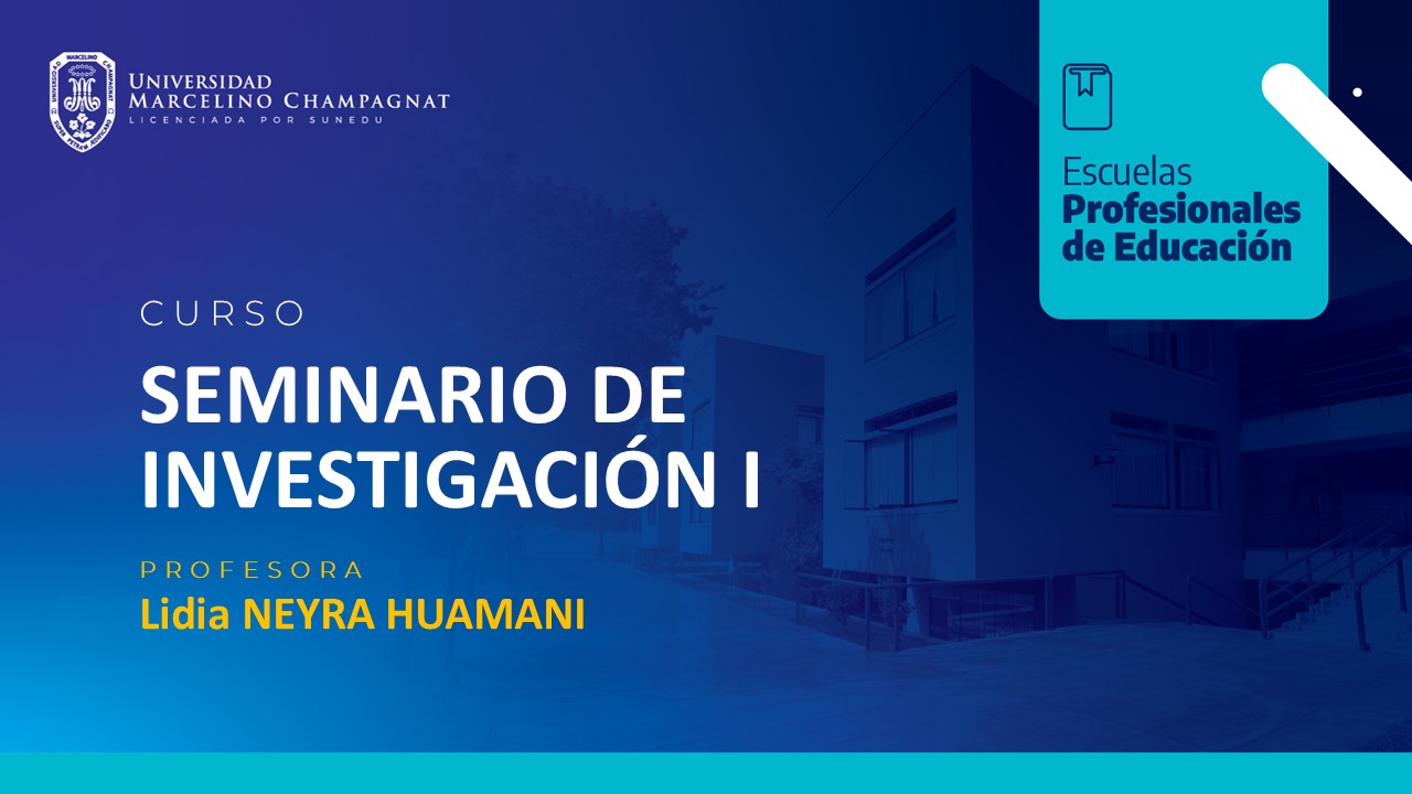 SEMINARIO DE INVESTIGACION I