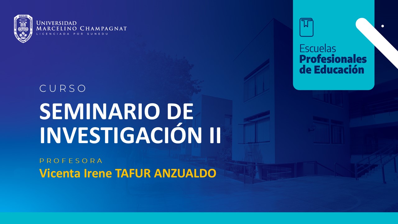 SEMINARIO DE INVESTIGACION II