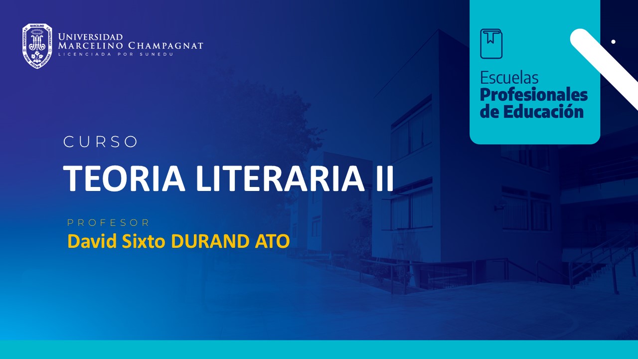 TEORIA LITERARIA II