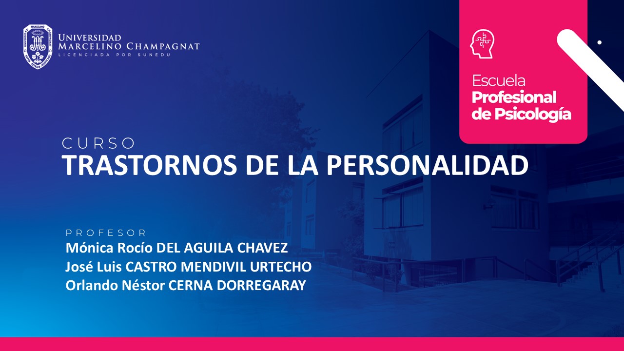 TRASTORNOS DE LA PERSONALIDAD