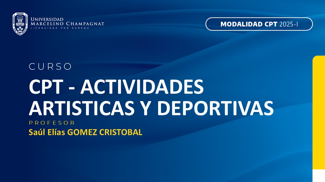 CPT - ACTIVIDADES ARTISTICAS Y DEPORTIVAS (GOMEZ)