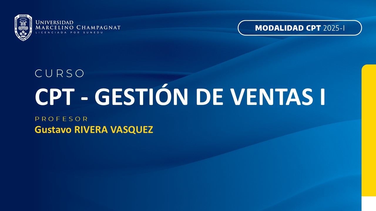 CPT - GESTION DE VENTAS I
