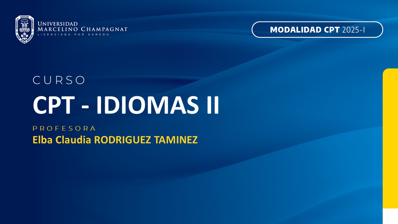 CPT - IDIOMAS II