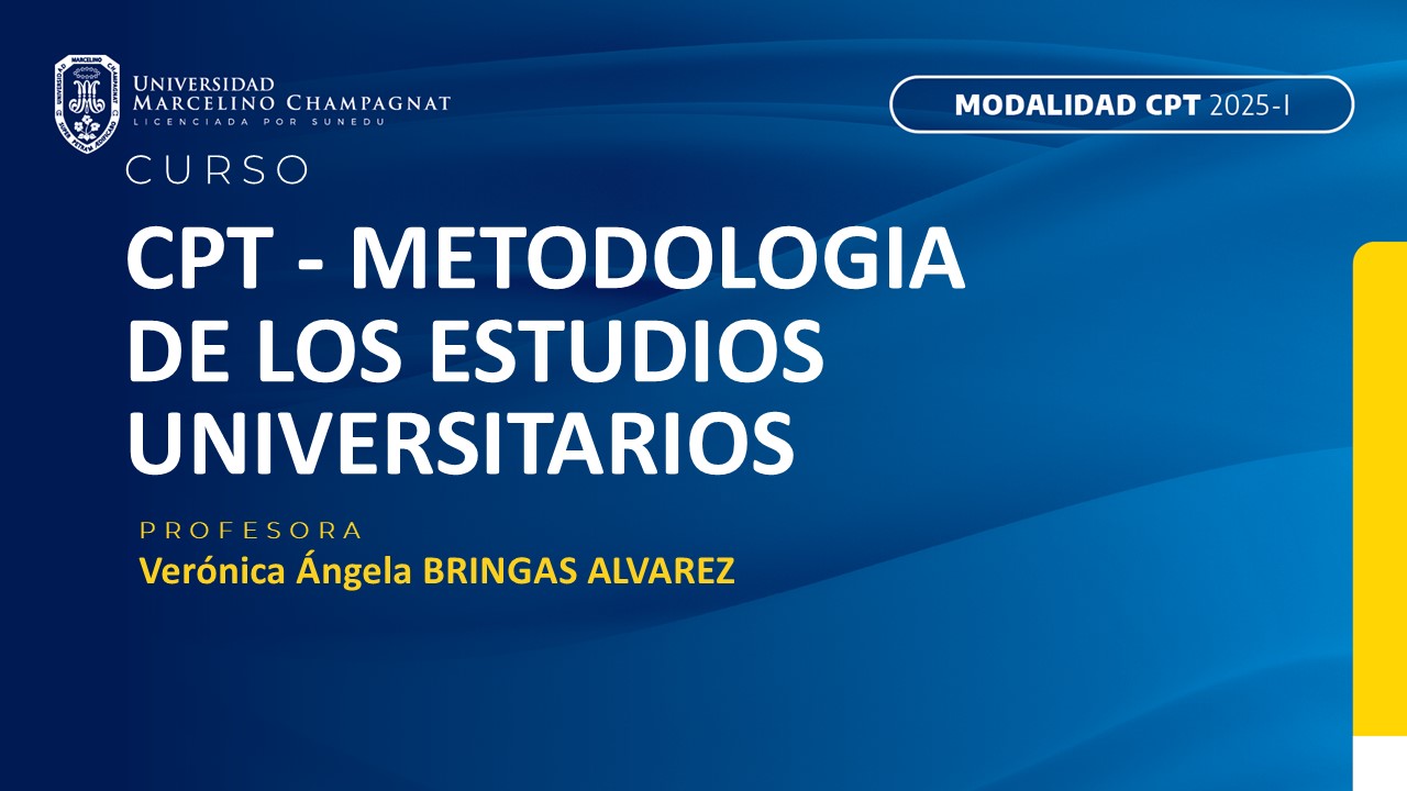 CPT - METODOLOGIA DE LOS ESTUDIOS UNIVERSITARIOS (BRINGAS)