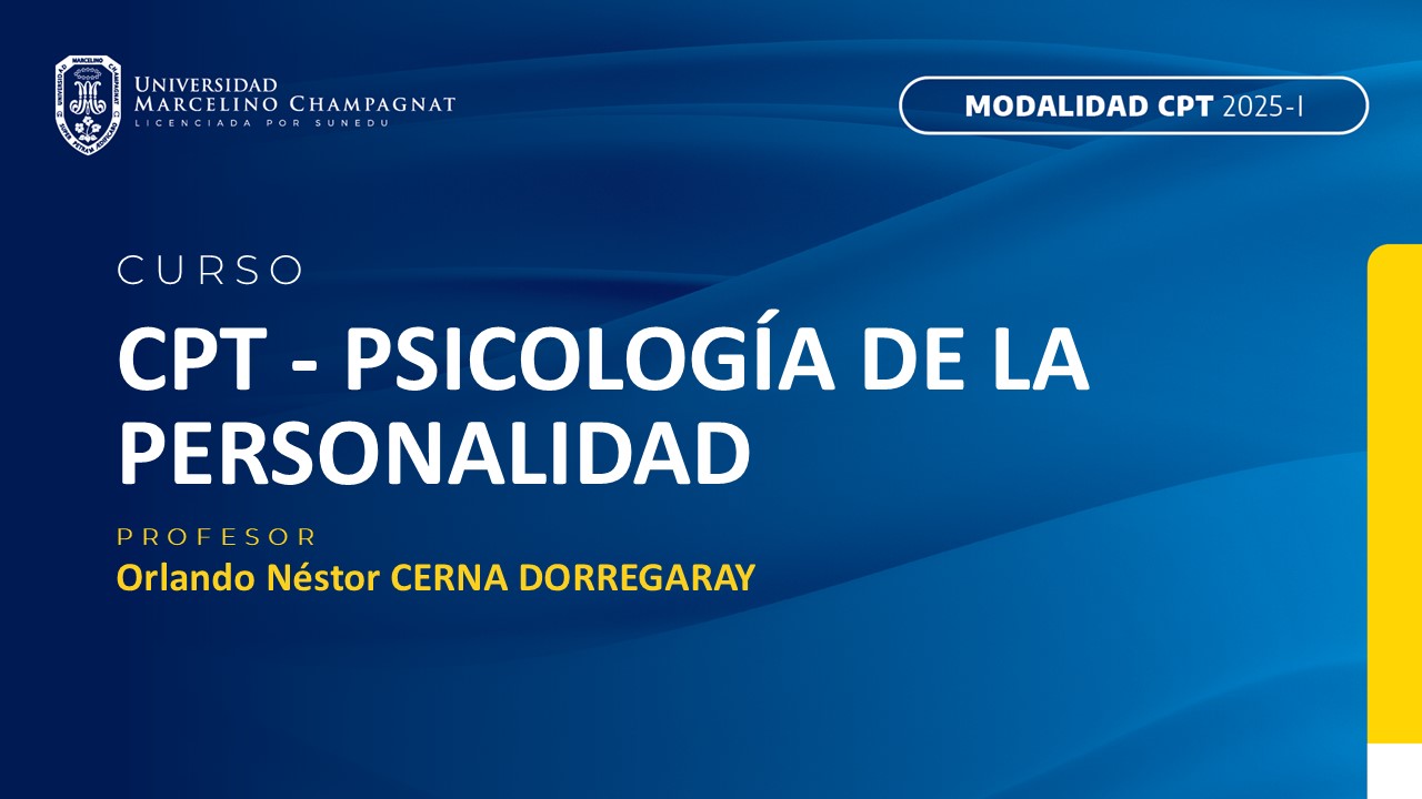 CPT - PSICOLOGIA DE LA PERSONALIDAD 