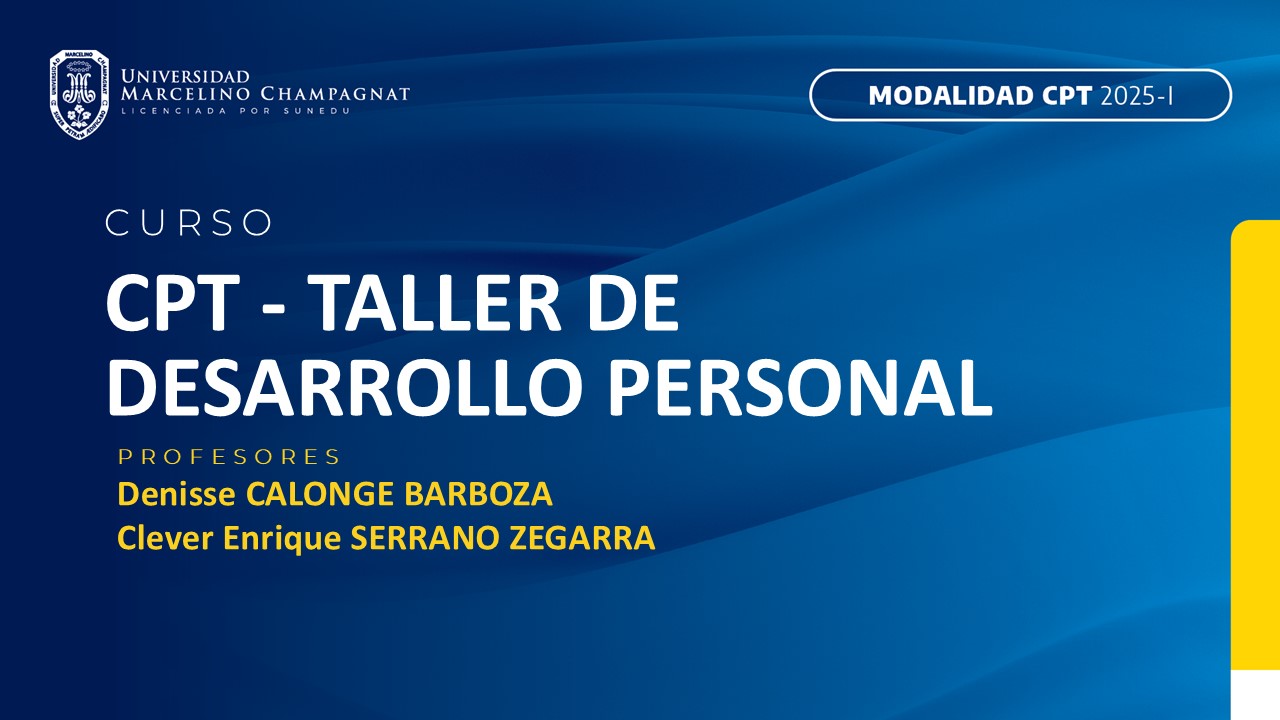 CPT - TALLER DE DESARROLLO PERSONAL