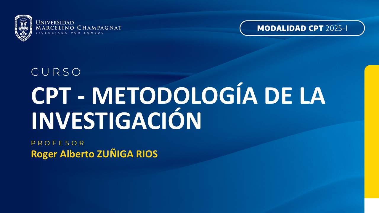 CPT - METODOLOGIA DE LA INVESTIGACION