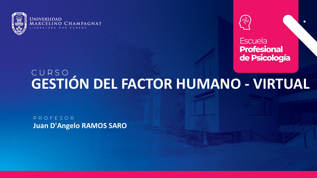 GESTIÓN DEL FACTOR HUMANO - VIRTUAL