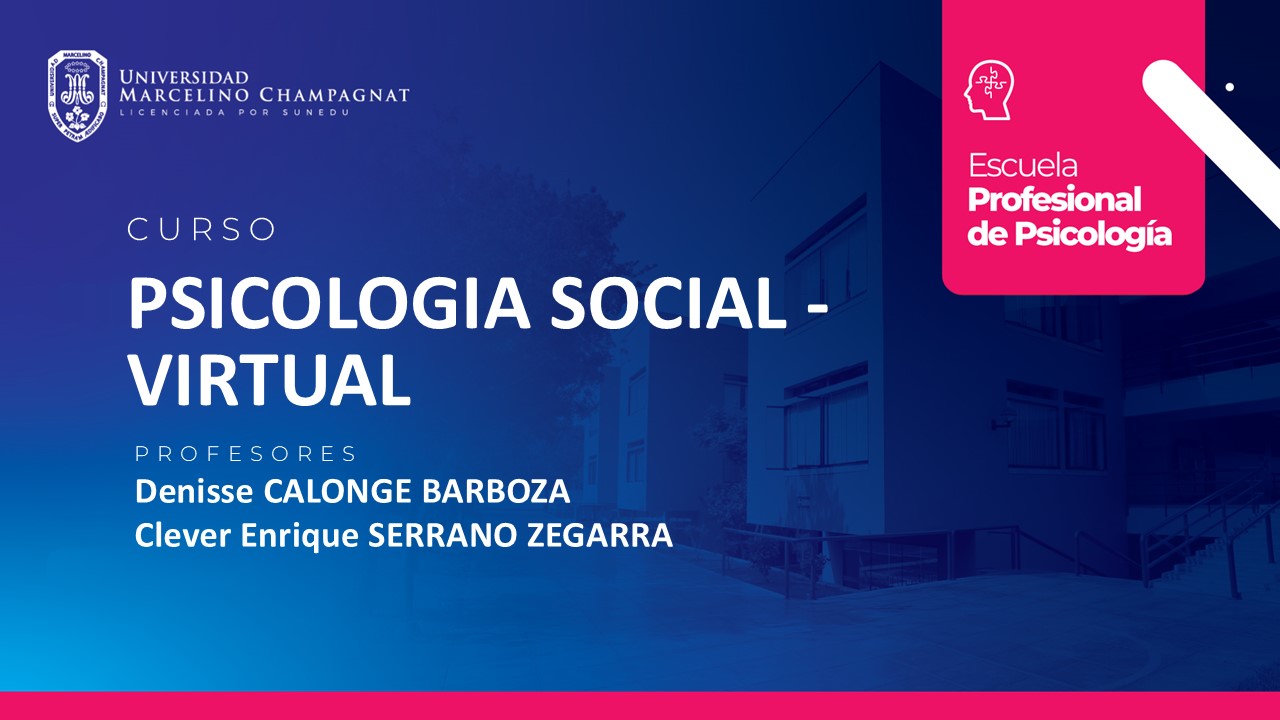 PSICOLOGIA SOCIAL - VIRTUAL