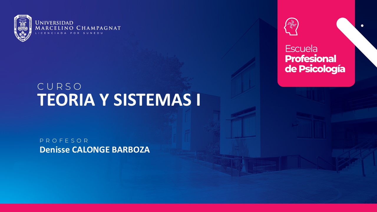 TEORIA Y SISTEMAS I - VIRTUAL