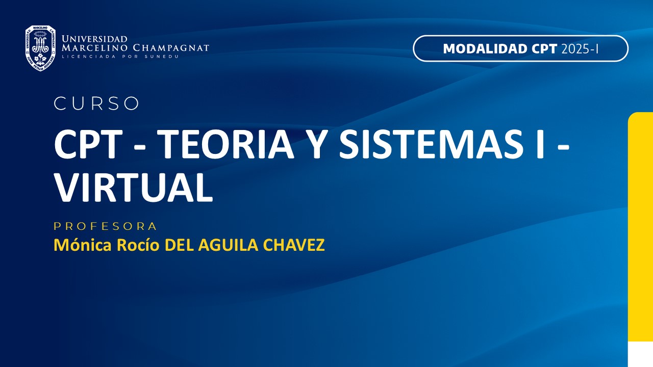 CPT - TEORIA Y SISTEMAS I - VIRTUAL