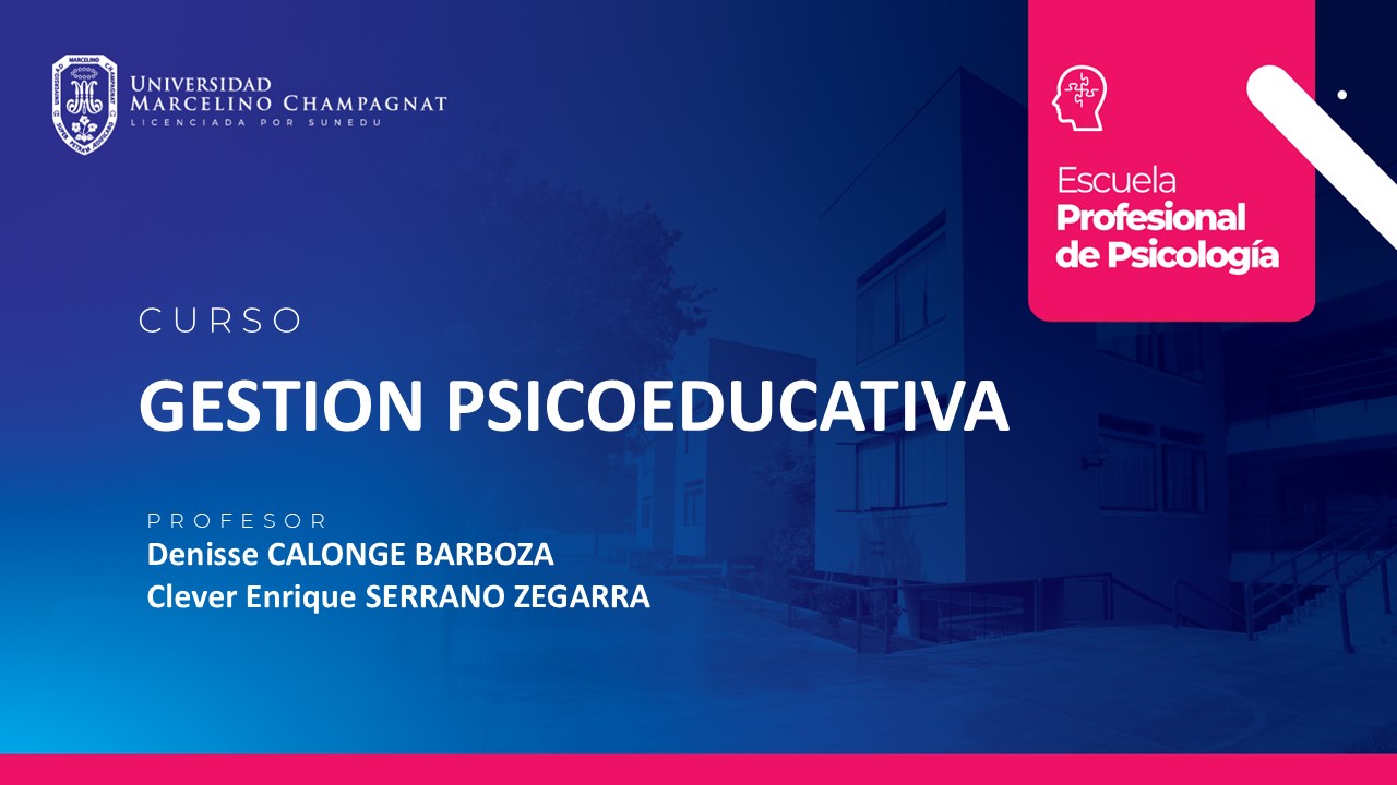 GESTION PSICOEDUCATIVA - VIRTUAL