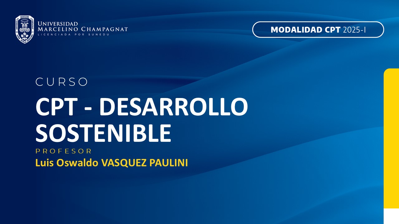 CPT - DESARROLLO SOSTENIBLE - VIRTUAL