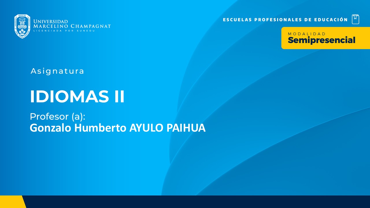 T_BL25 - IDIOMAS II