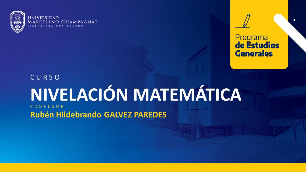 NIVELACIÓN MATEMÁTICA (GÁLVEZ)