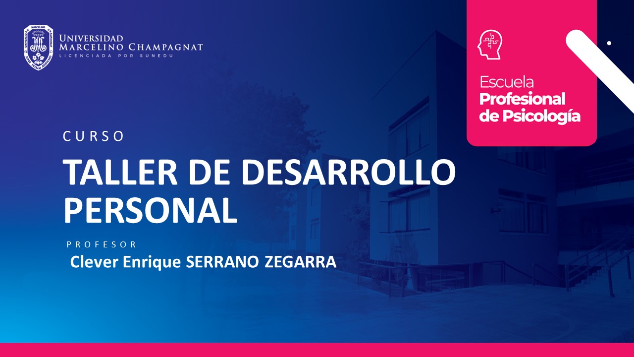 TALLER DE DESARROLLO PERSONAL (SERRANO)