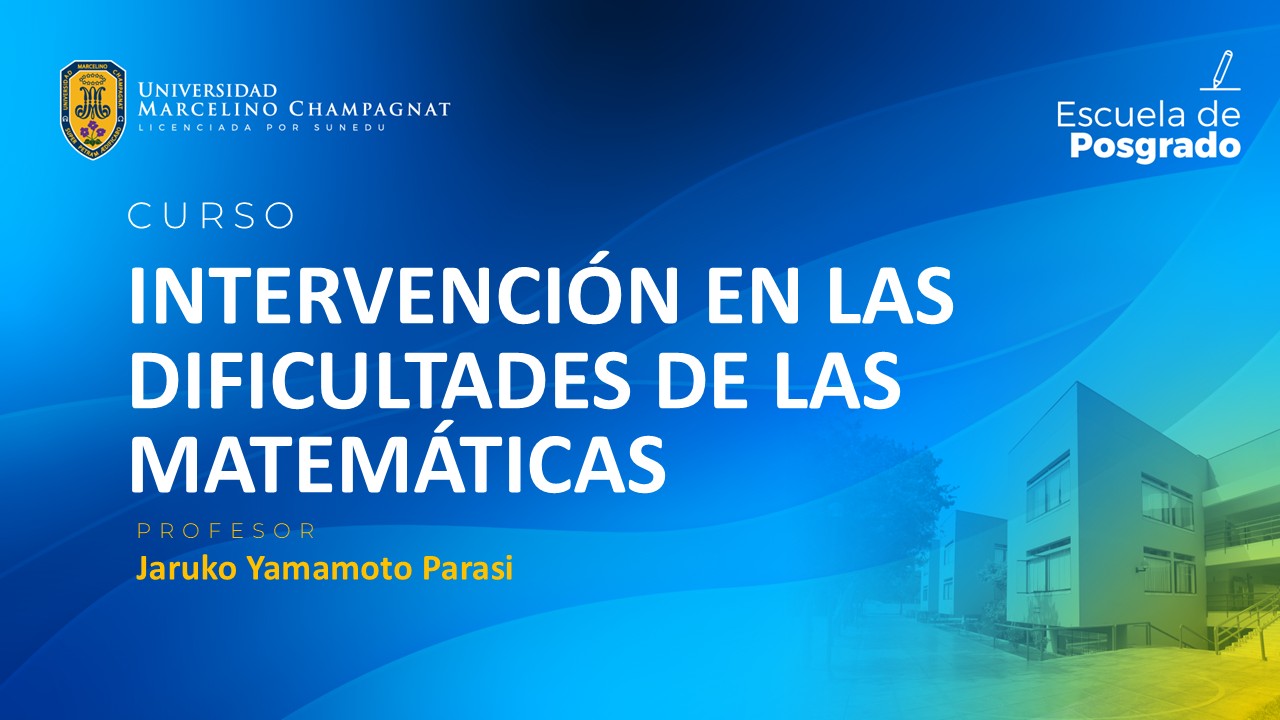 EPG - INTERVENCION EN LAS DIFICULTADES DE LAS MATEMATICAS