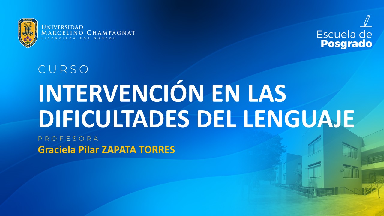 EPG - INTERVENCION EN LAS DIFICULTADES DEL LENGUAJE