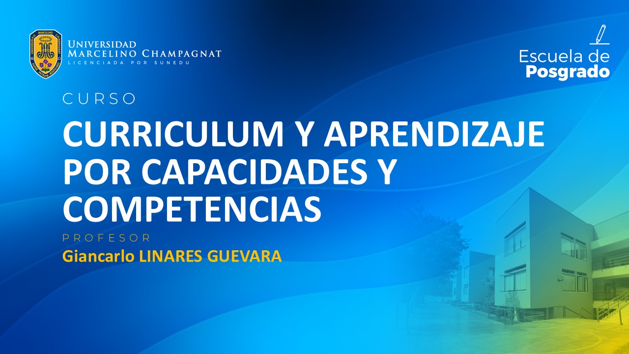 EPG - CURRICULUM Y APRENDIZAJE POR CAPACIDADES Y COMPETENCIAS