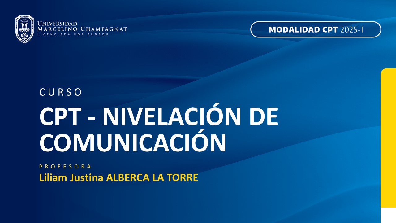 CPT - NIVELACIÓN DE COMUNICACIÓN (ALBERCA)