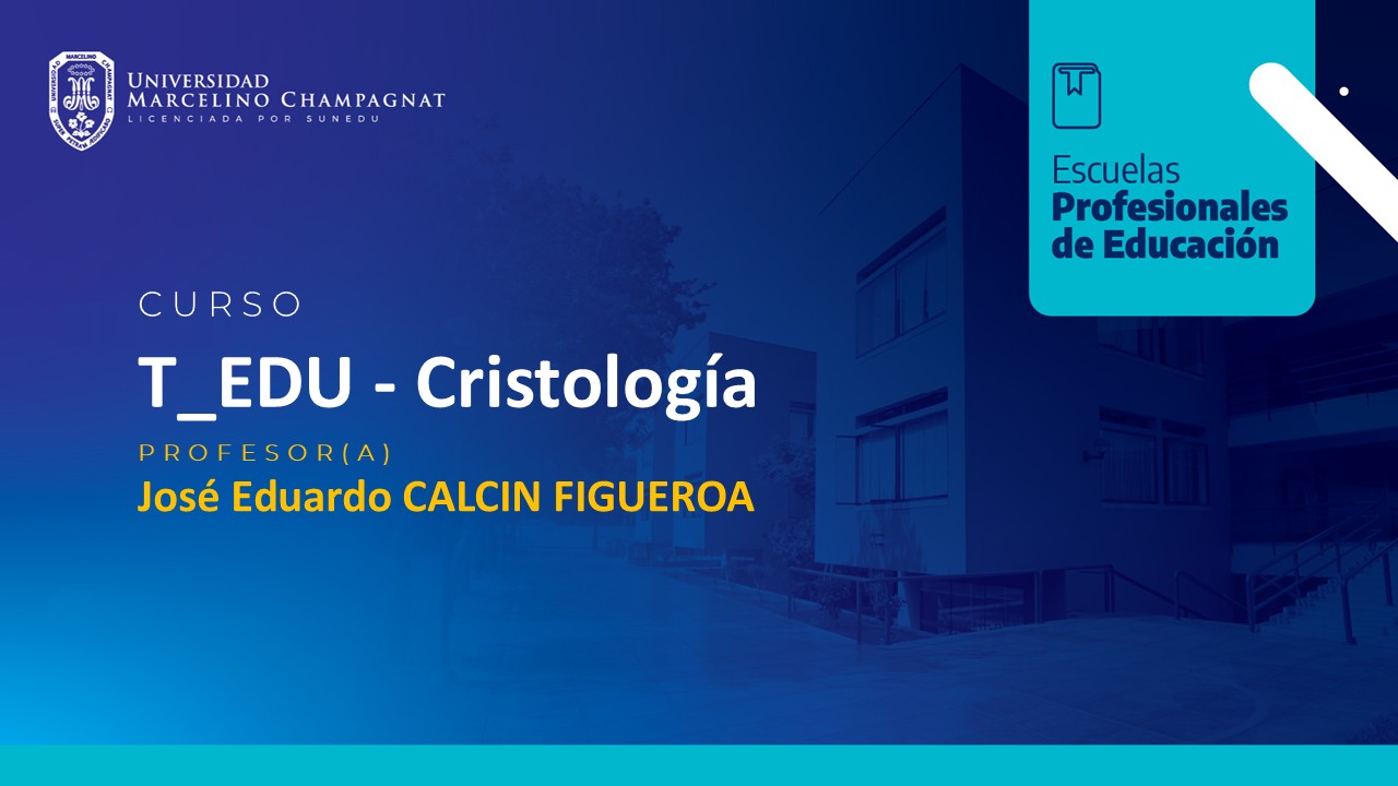T_EDU - Cristología