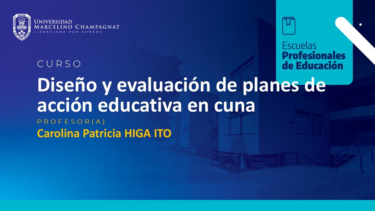 T_EDU - Diseño y evaluación de planes de acción educativa en cuna