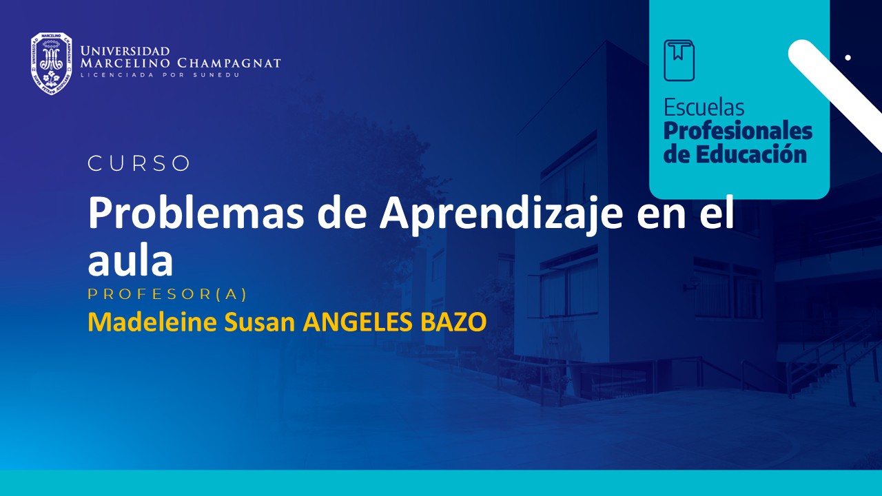 T_EDU - Problemas de Aprendizaje en el aula
