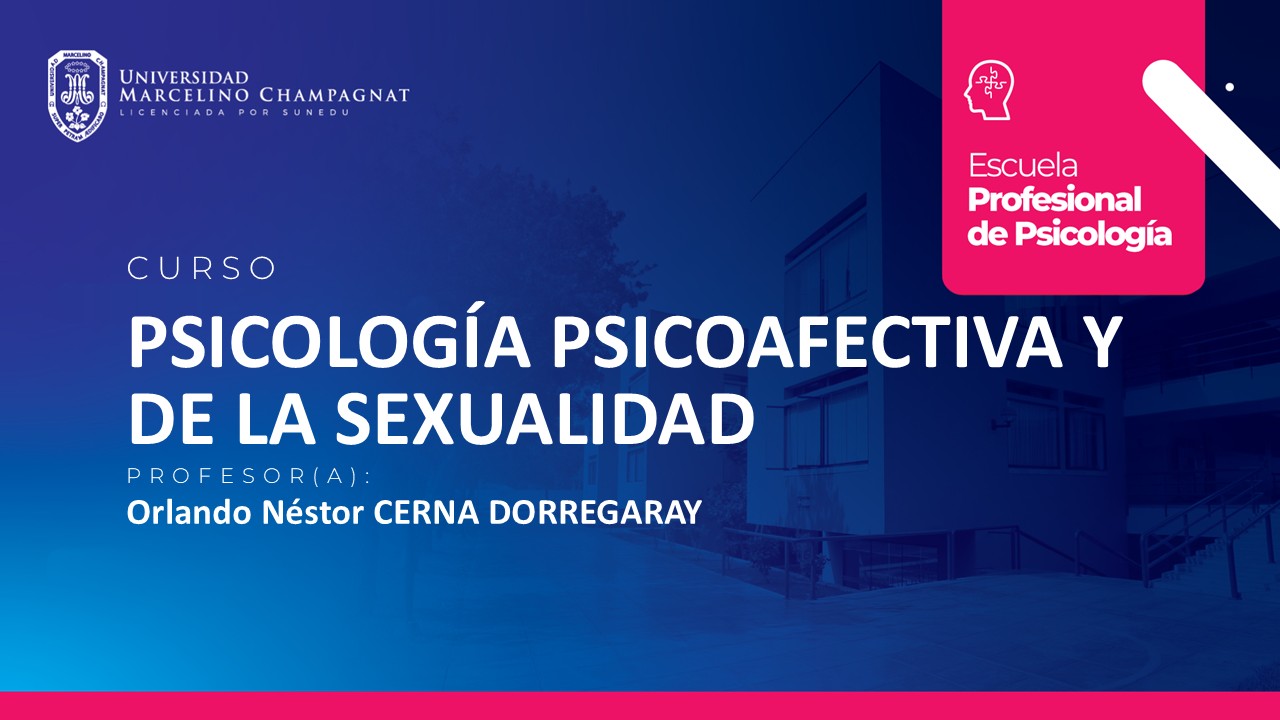 T PS - PSICOLOGÍA PSICOAFECTIVA Y DE LA SEXUALIDAD